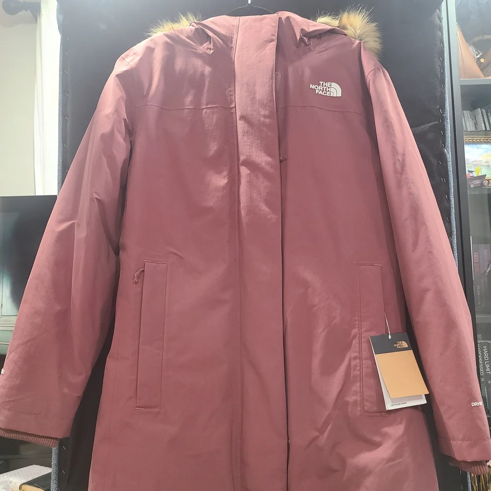 The North Face Womens Arctic Parka 550 Mauve XL - Picture 1 of 8